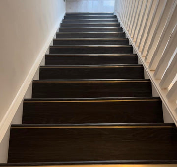 lvt stairs with nlvt nosing arra flooring