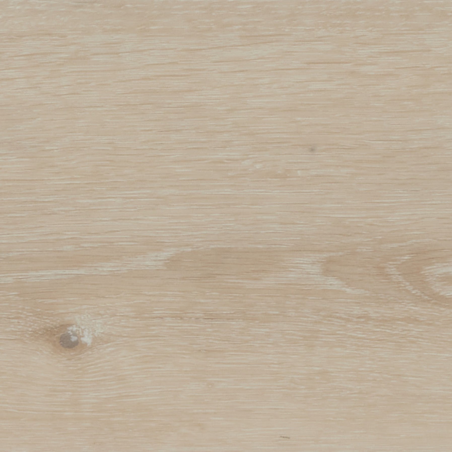 Light beige Luvanto Dryback Flooring with subtle wood grain. Waterproof LVT perfect for bright, modern kitchens and bathrooms.