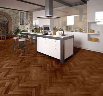 Luvanto Dryback Herringbone LVT Flooring 76x305mm