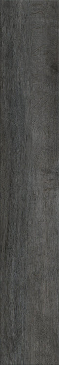 Charcoal grey Luvanto Dryback Flooring with deep wood grain. Waterproof LVT ideal for modern bathrooms and living spaces.