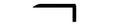 Side profile diagram of a solid brass flooring lip. Premier Trims design for stair and floor edge applications.