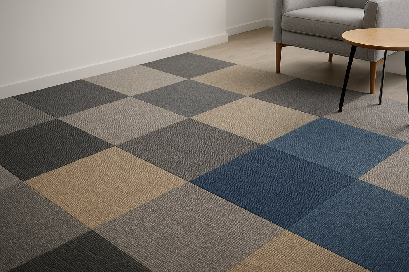 Carpet tiles for practical commercial and home spaces
