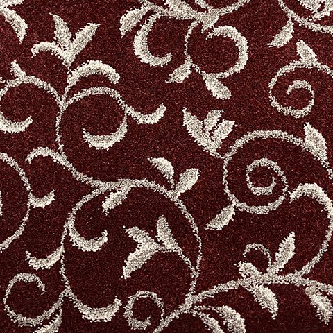 Firenze Edwardian Bordeaux 4m carpet