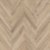Wooden panel with a chevron pattern