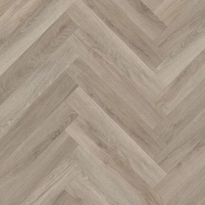 Wooden floor with herringbone pattern