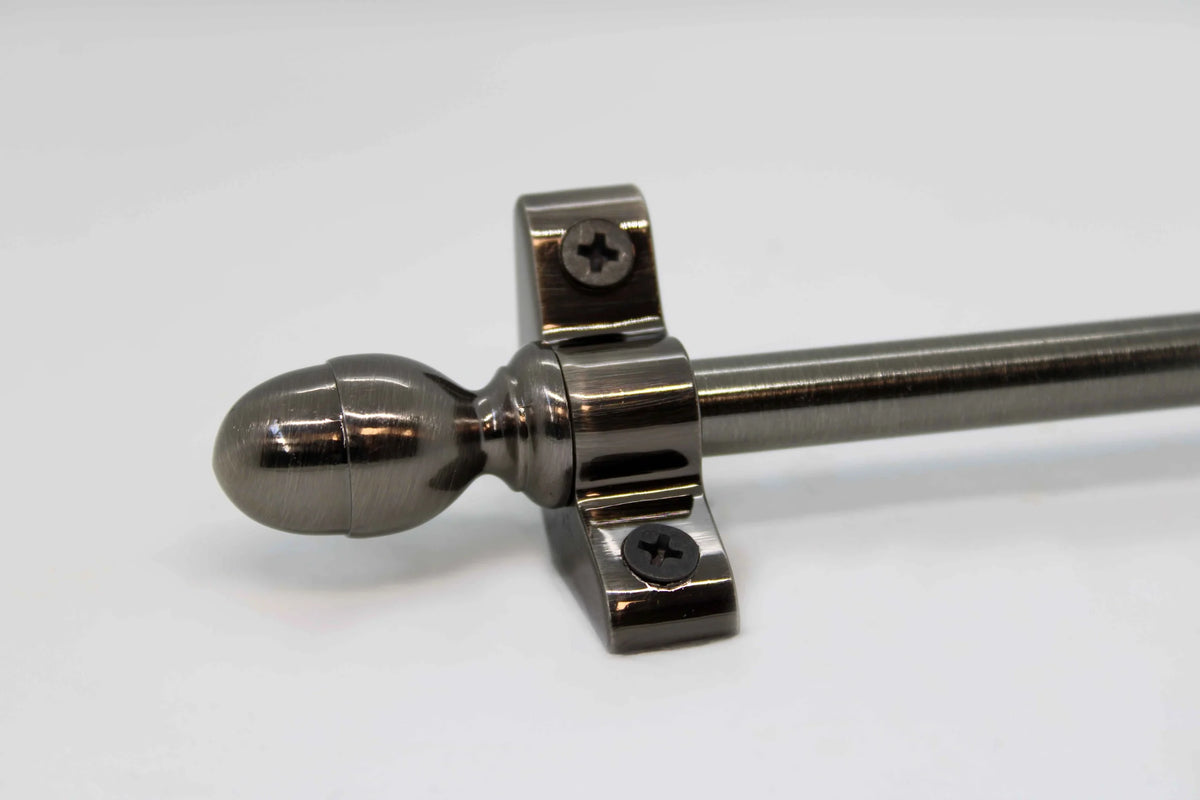 Princes Metal Ashford stair rod — Antique Pewter finish with Acorn finial