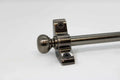Princes Metal Ashford stair rod — Antique Pewter finish with Round finial