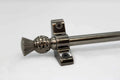 Princes Metal Ashford stair rod — Antique Pewter finish with Thistle finial