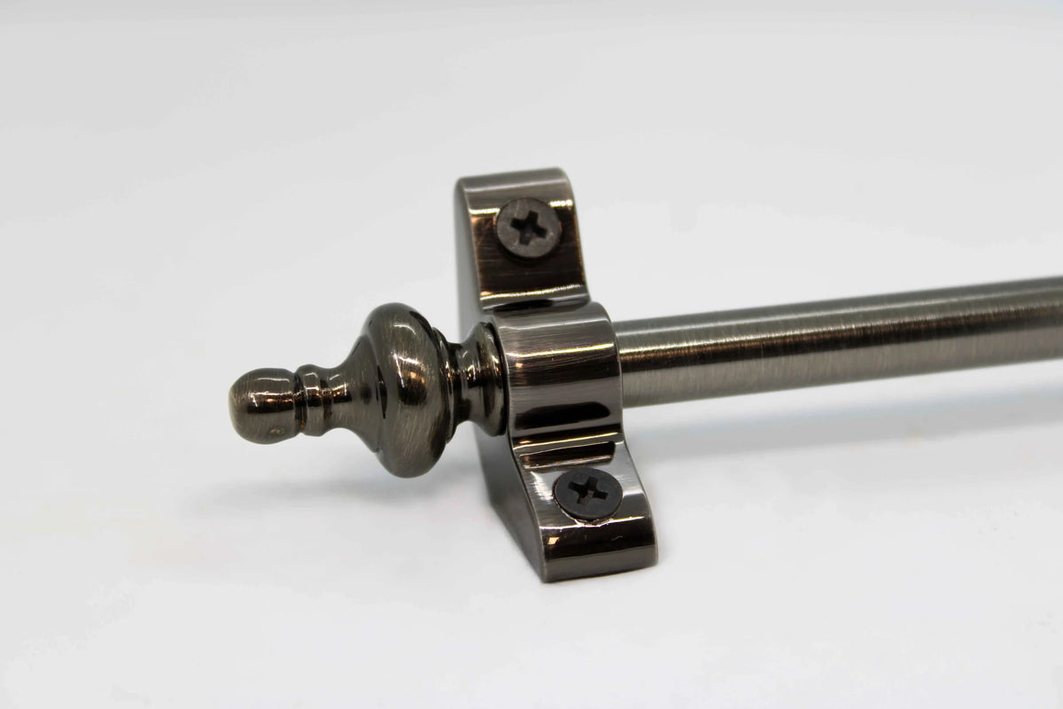 Princes Metal Ashford stair rod — Antique Pewter finish with Urn finial