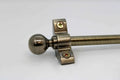 Princes Metal Ashford stair rod — Antique Brass finish with Ball finial