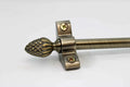 Princes Metal Ashford stair rod — Antique Brass finish with Pine finial