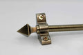 Princes Metal Ashford stair rod — Antique Brass finish with Pyramid finial