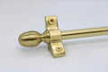 Princes Metal Ashford stair rod — Brushed Brass finish with Acorn finial