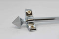 Princes Metal Ashford stair rod — Chrome finish with Pyramid finial