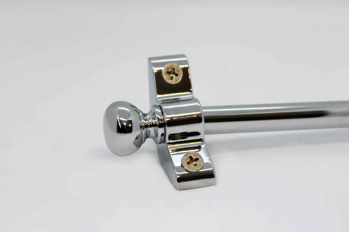 Princes Metal Ashford stair rod — Chrome finish with Round finial