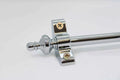 Princes Metal Ashford stair rod — Chrome finish with Urn finial