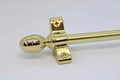 Princes Metal Ashford stair rod — Polished Brass finish with Acorn finial