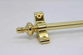 Princes Metal Ashford stair rod — Polished Brass finish with Urn finial