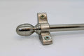 Princes Metal Ashford stair rod — Satin Nickel finish with Acorn finial