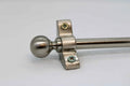 Princes Metal Ashford stair rod — Satin Nickel finish with Ball finial