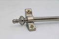 Princes Metal Ashford stair rod — Satin Nickel finish with Urn finial