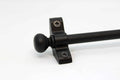 Princes Metal Ashford stair rod — Wrought Iron finish with Round finial