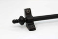 Princes Metal Ashford stair rod — Wrought Iron finish with Urn finial