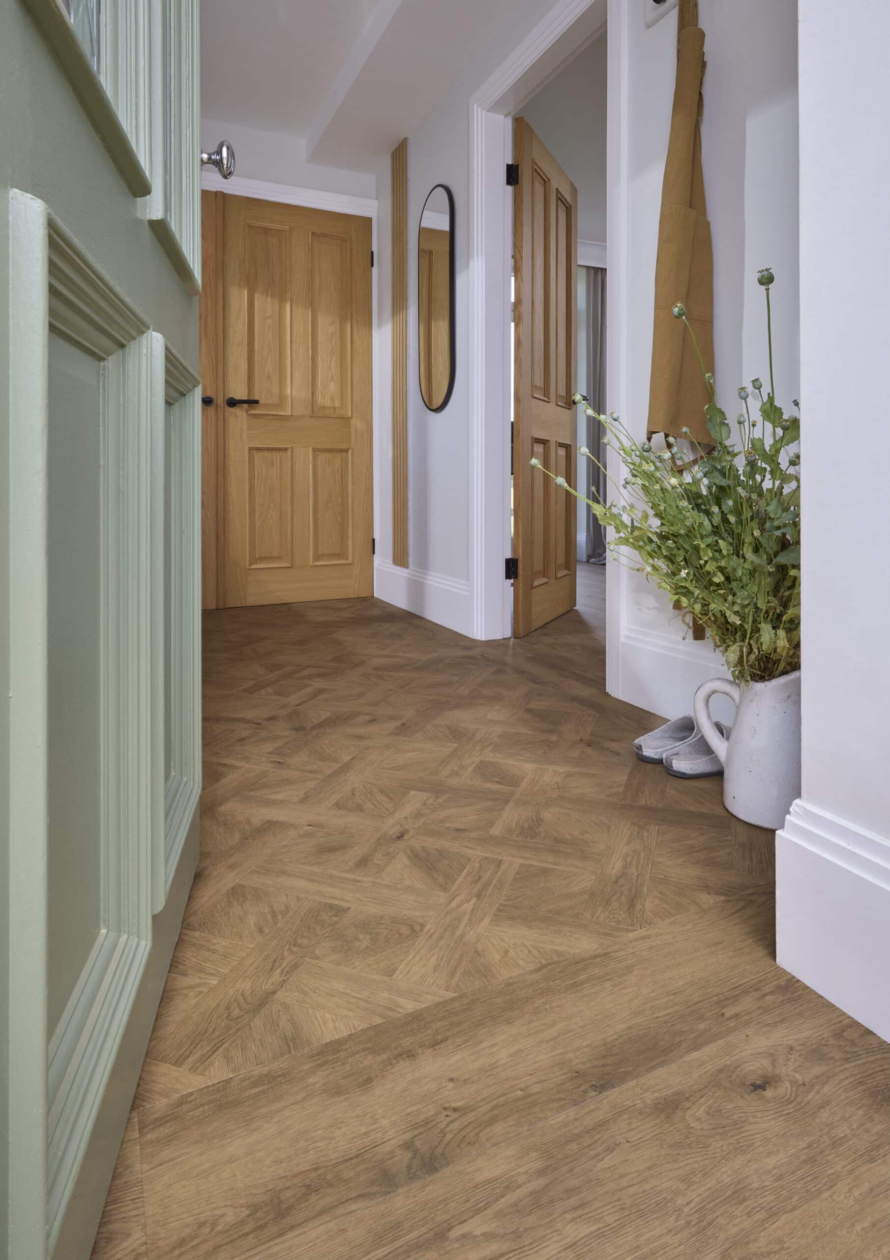 J2 Natural Timbers — Basket Weave – Muted Oak