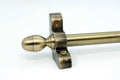 Princes Metal Bavaria stair rod — Antique Brass finish with Acorn finial