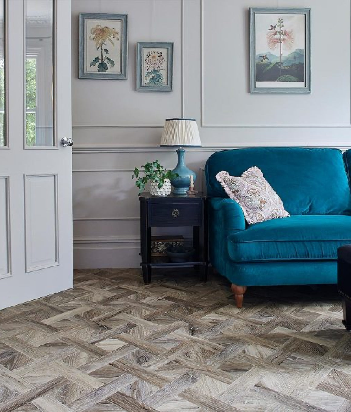 J2 Natural Timbers — Basket Weave – Blonde Oak