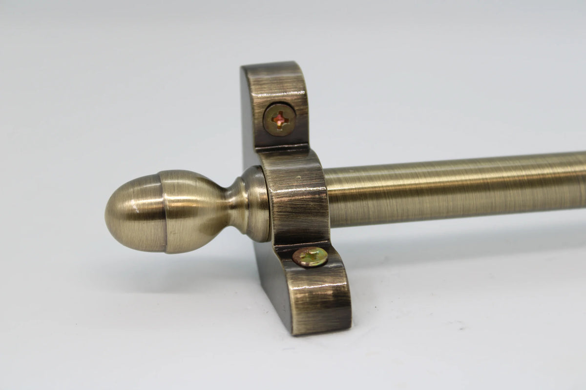 Princes Metal Bavaria stair rod — Antique Pewter finish with Acorn finial