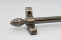 Princes Metal Bavaria stair rod — Antique Pewter finish with Pine finial