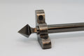 Princes Metal Bavaria stair rod — Antique Pewter finish with Pyramid finial