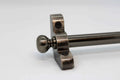 Princes Metal Bavaria stair rod — Antique Pewter finish with Round finial