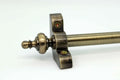 Princes Metal Bavaria stair rod — Antique Brass finish with Urn finial