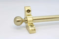 Princes Metal Bavaria stair rod — Brushed Brass finish with Ball finial