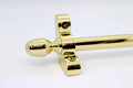 Princes Metal Bavaria stair rod — Polished Brass finish with Acorn finial
