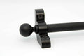 Princes Metal Bavaria stair rod — Wrought Iron finish with Ball finial