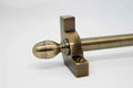Princes Metal Chateau stair rod — Antique Brass finish with Acorn finial