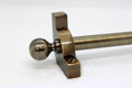 Princes Metal Chateau stair rod — Antique Brass finish with Ball finial