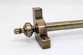 Princes Metal Chateau stair rod — Antique Brass finish with Urn finial