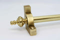 Princes Metal Chateau stair rod — Brushed Brass finish with Urn finial