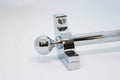 Princes Metal Chateau stair rod — Chrome finish with Ball finial