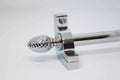 Princes Metal Chateau stair rod — Chrome finish with Pine finial