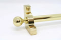 Princes Metal Chateau stair rod — Polished Brass finish with Ball finial