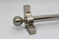 Princes Metal Chateau stair rod — Satin Nickel finish with Ball finial