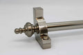 Princes Metal Chateau stair rod — Satin Nickel finish with Urn finial