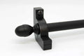 Princes Metal Chateau stair rod — Wrought Iron finish with Acorn finial