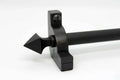 Princes Metal Chateau stair rod — Wrought Iron finish with Pyramid finial