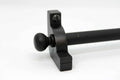 Princes Metal Chateau stair rod — Wrought Iron finish with Round finial